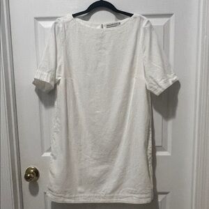 Abercrombie & Fitch Short-Sleeve Linen-Blend Mini Dress

Size M